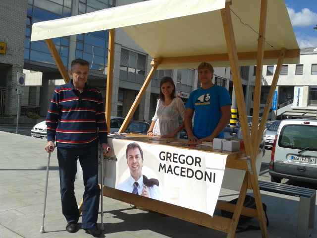 Podpis podpore Gregorju Macedoniju