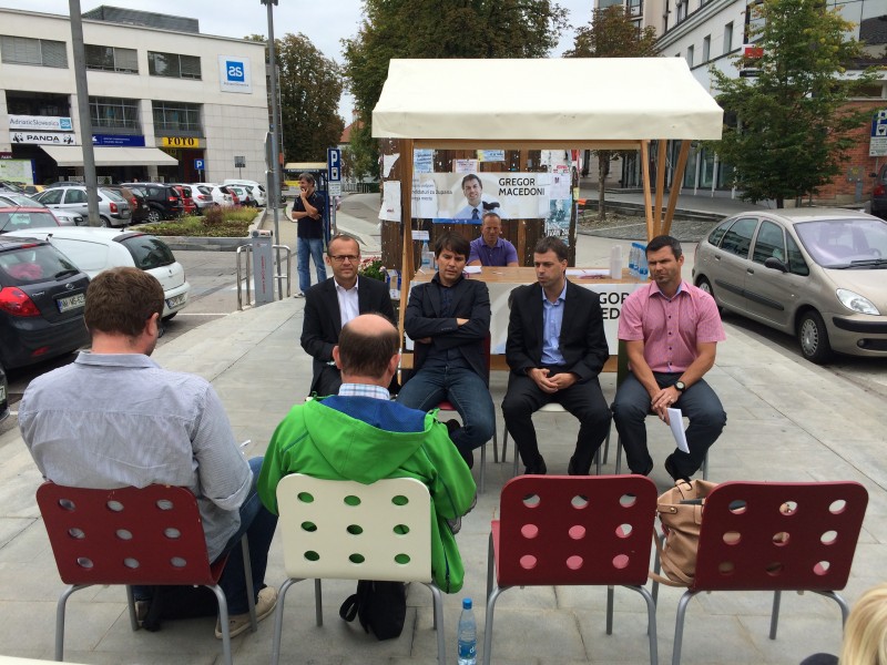 Predstavitev kandidature Gregorja Macedonija